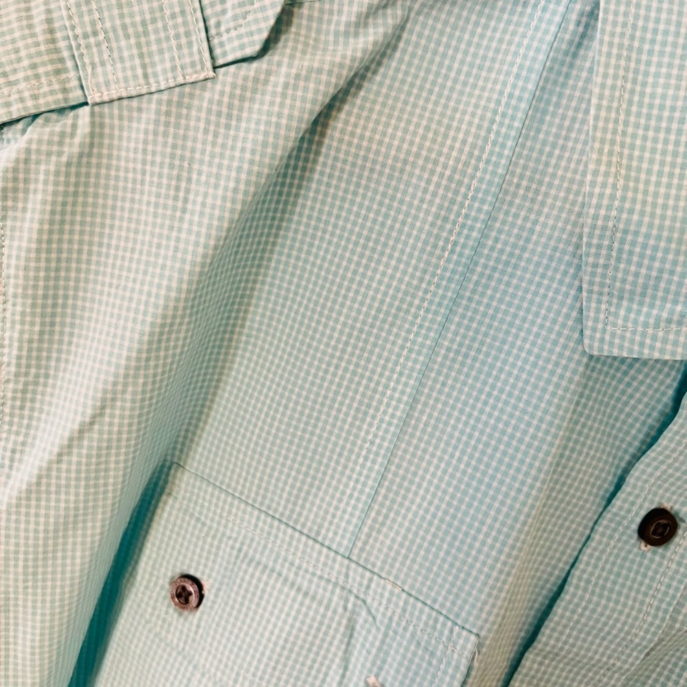 Short Sleeve Marc Echo Button Down, Size L, Small… - image 2